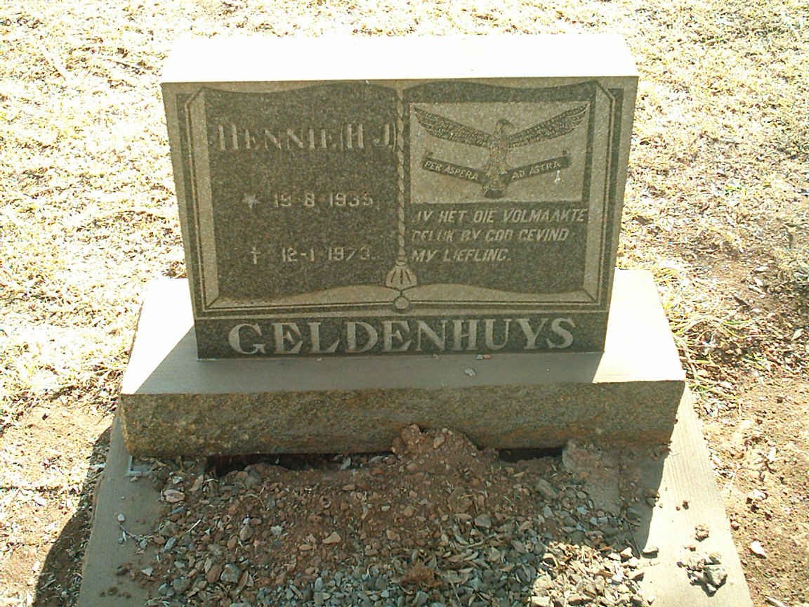 GELDENHUYS H.J. 1935-1973