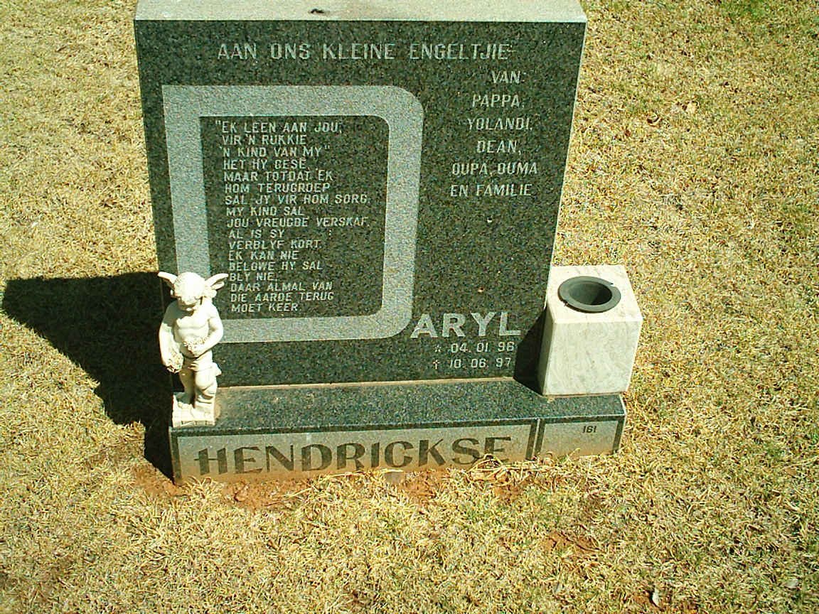 HENDRICKSE Daryl 1996-1997