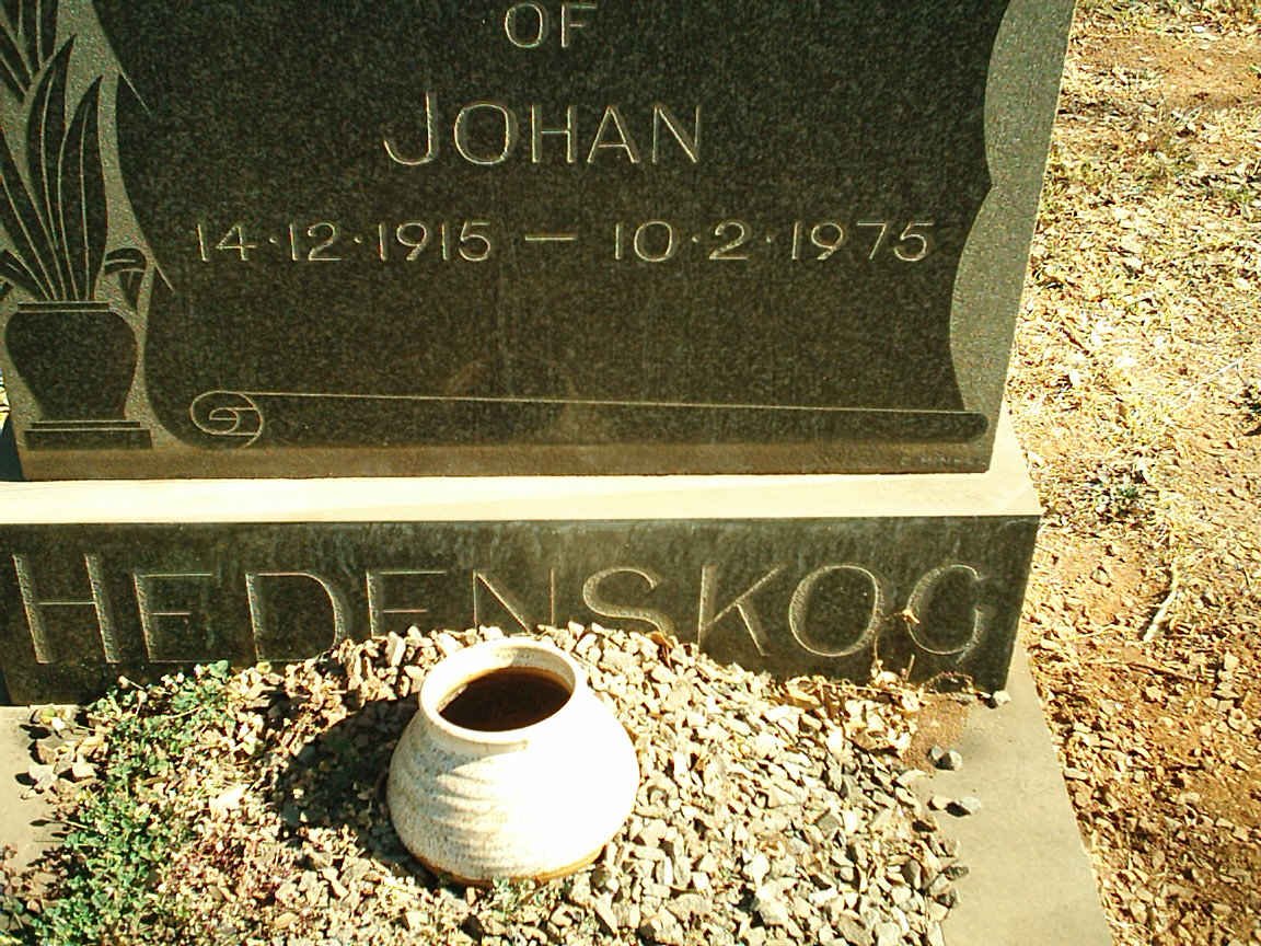 HEDENSKOG Johan 1915-1975
