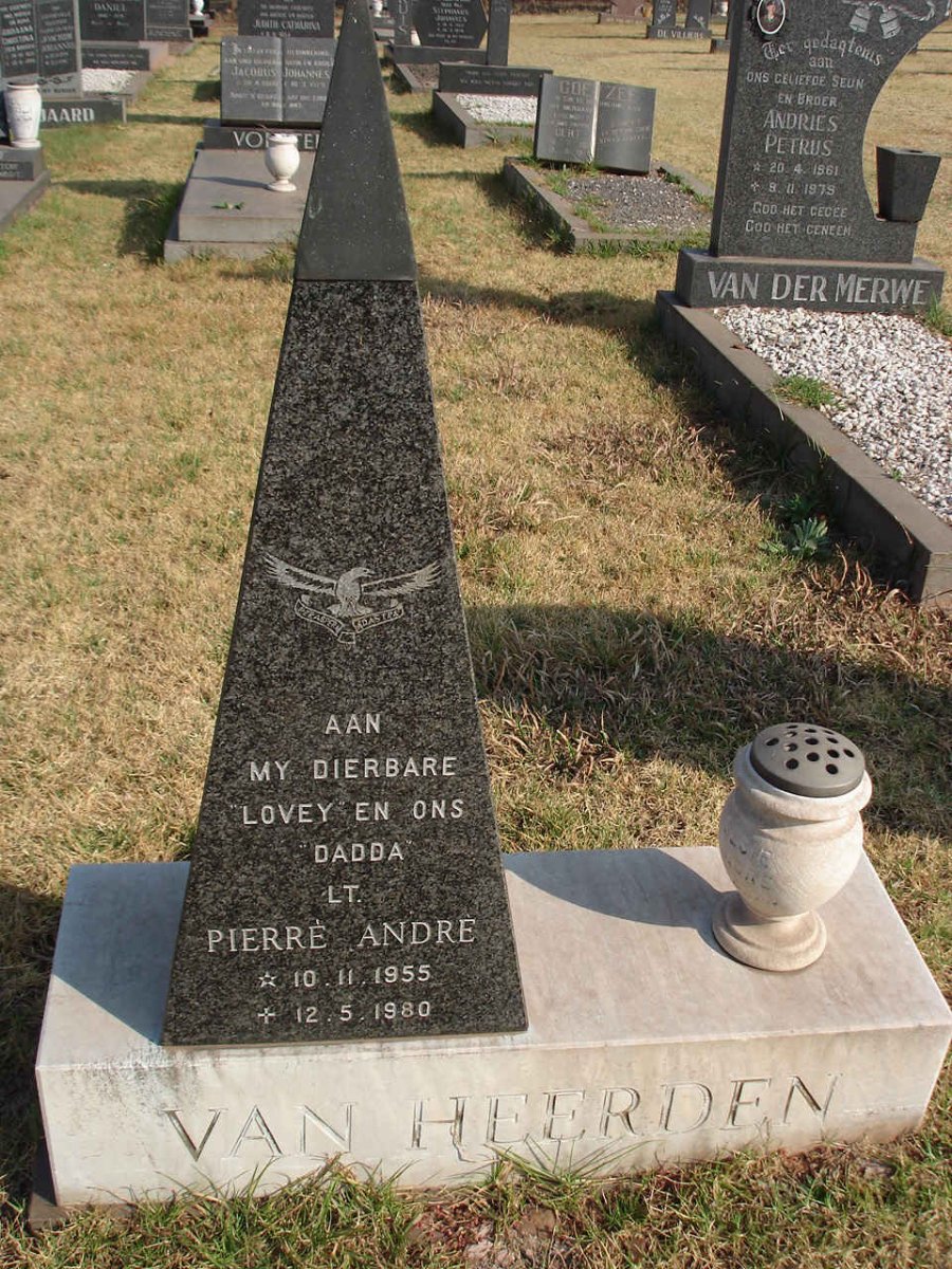 HEERDEN Pierre Andre, van 1955-1980