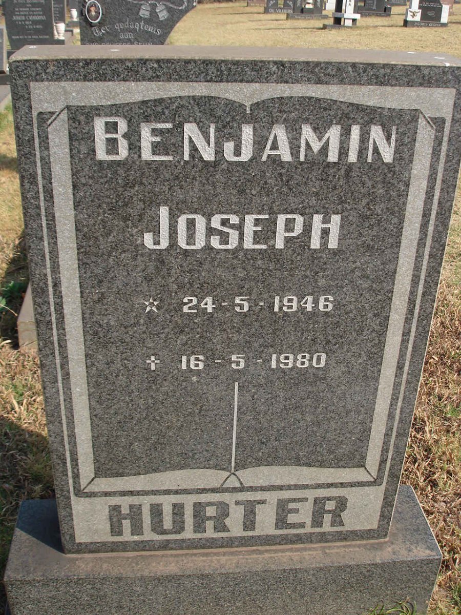 HURTER Benjamin Joseph 1946-1980