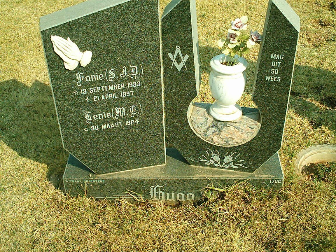 HUGO S.J.D. 1933-1997 &amp; M.F. 1924-