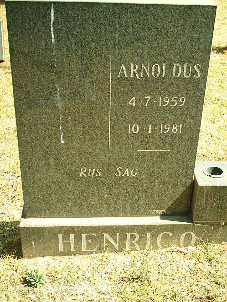 HENRICO Arnoldus 1959-1981