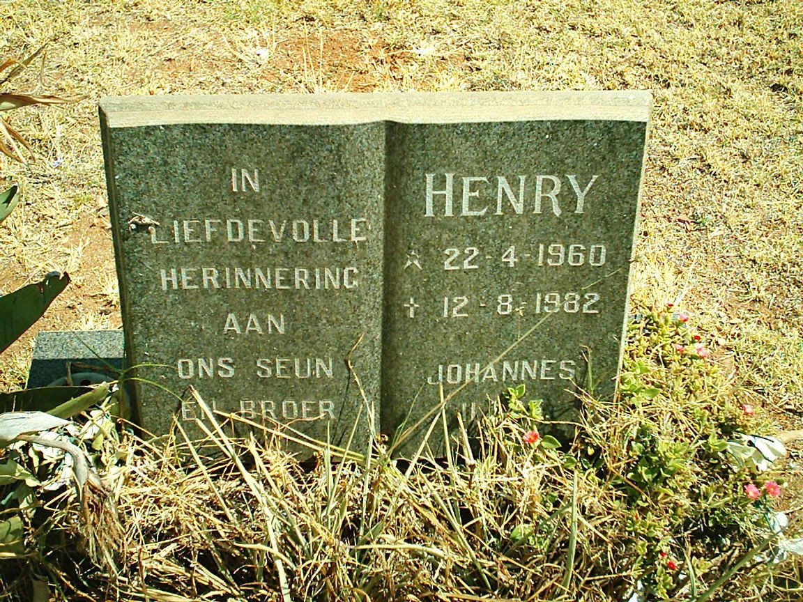 HENRY Johannes 1960-1982