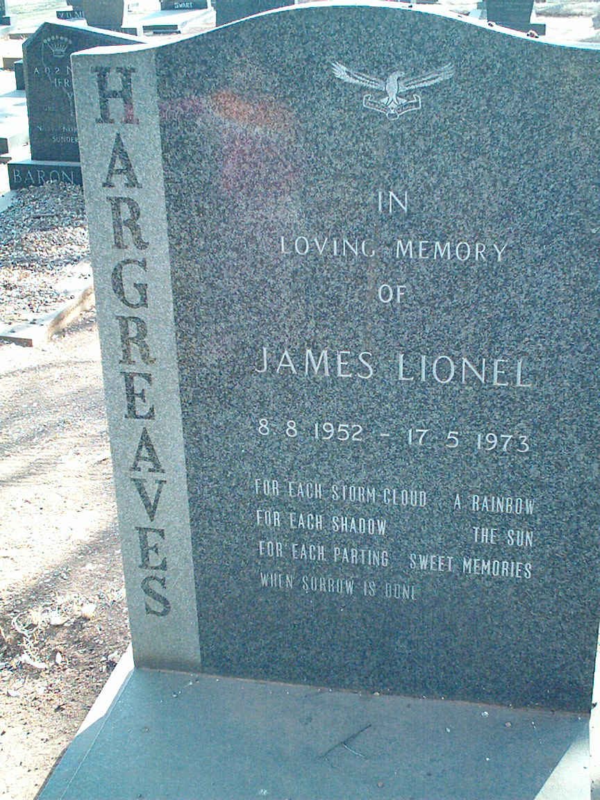 HARGREAVES James Lionel 1952-1973