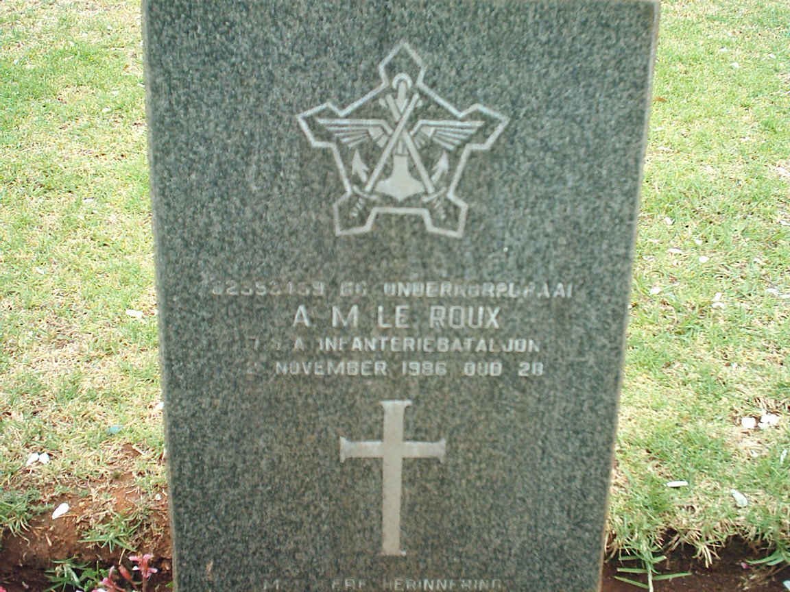 ROUX A.M., le -1986