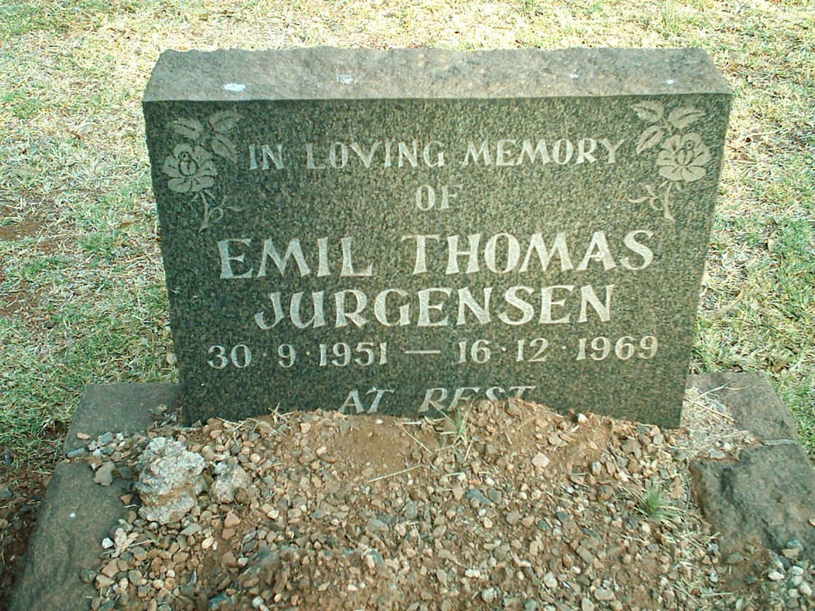 JURGENSEN Emil Thomas 1951-1969