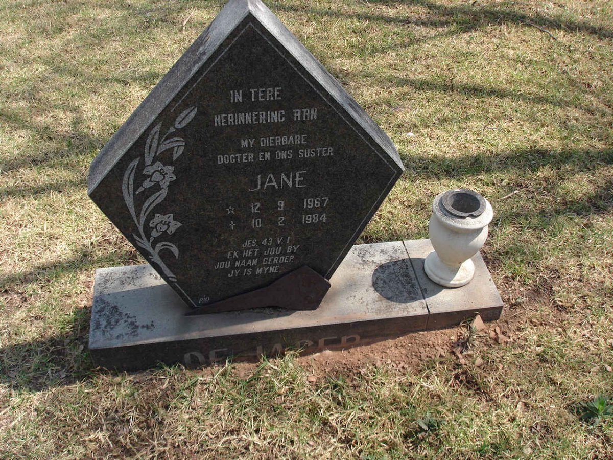 JAGER Jane, de 1967-1984