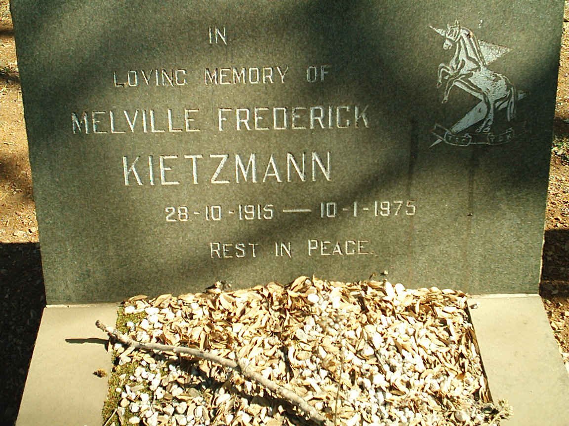 KIETZMANN Melville Frederick 1915-1975