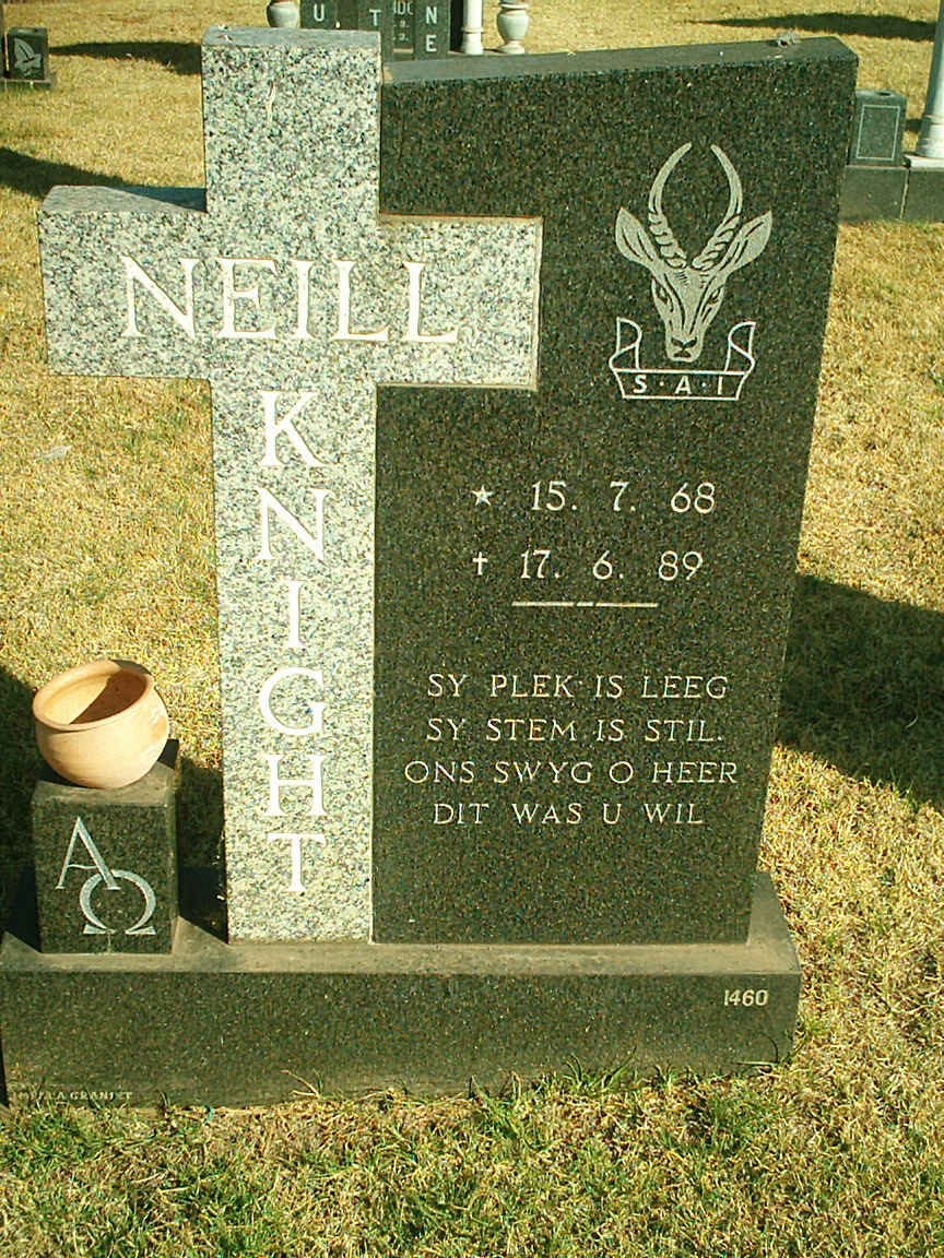 KNIGHT Neill 1968-1989