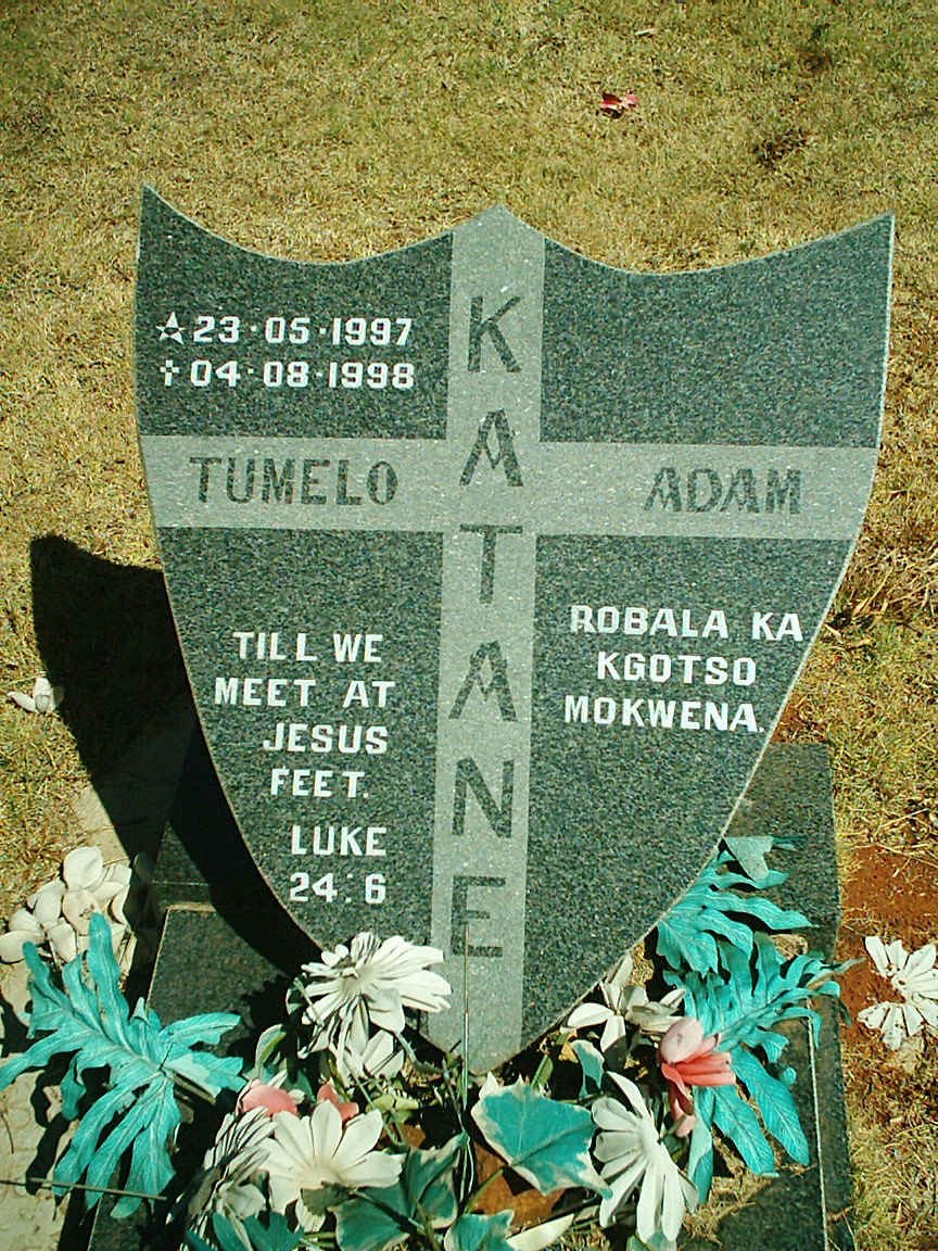 KATANE Tumelo Adam 1997-1998
