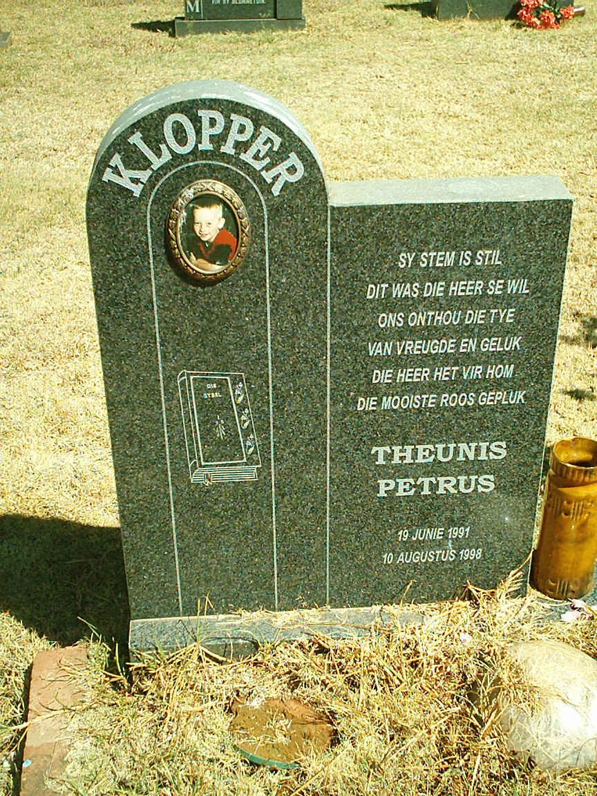 KLOPPER Theunis Petrus 1991-1998