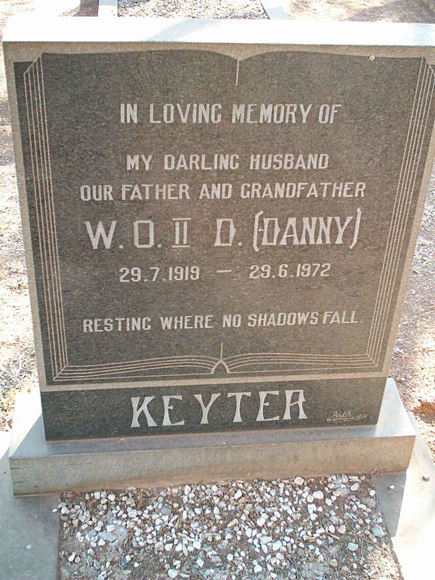 KEYTER D. 1919-1972