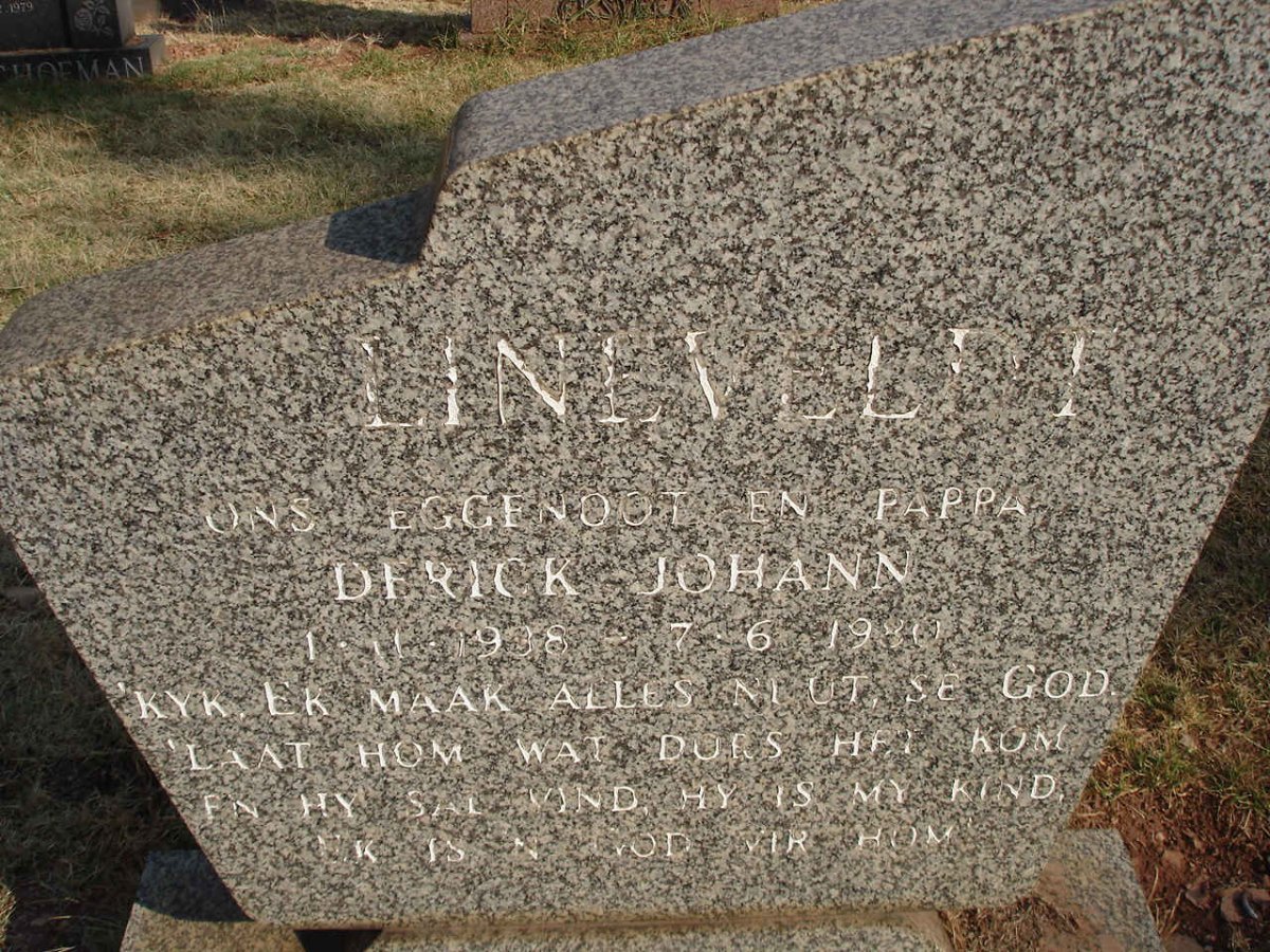 LINEVELDT Derick Johann 1908-1980