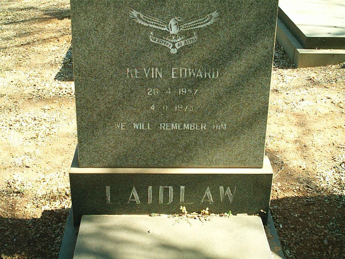 LAIDLAW Kevin Edward 1957-1975