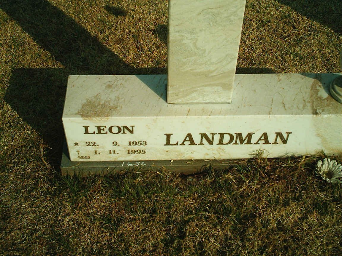 LANDMAN Leon 1953-1995