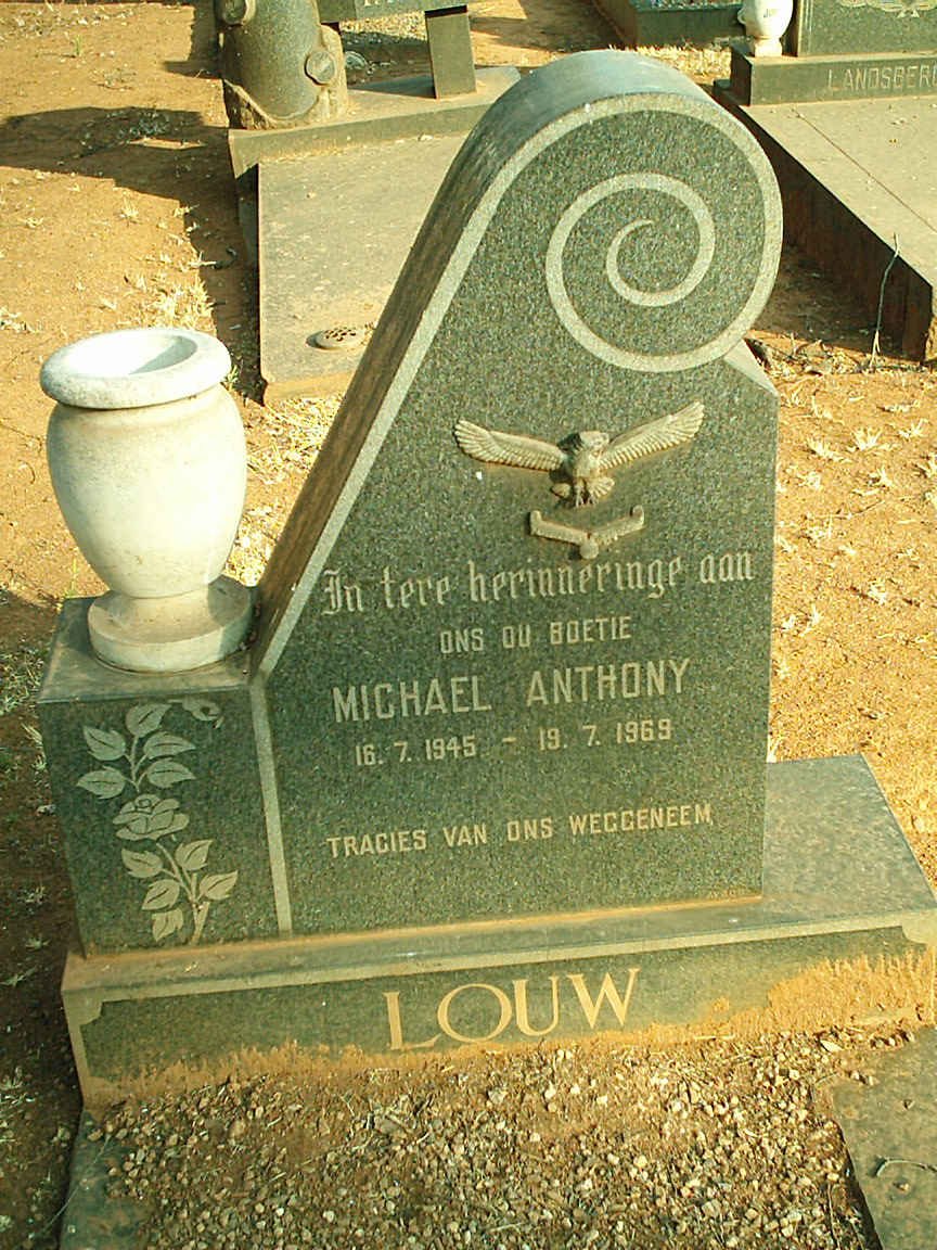 LOUW Michael Anthony 1945-1969