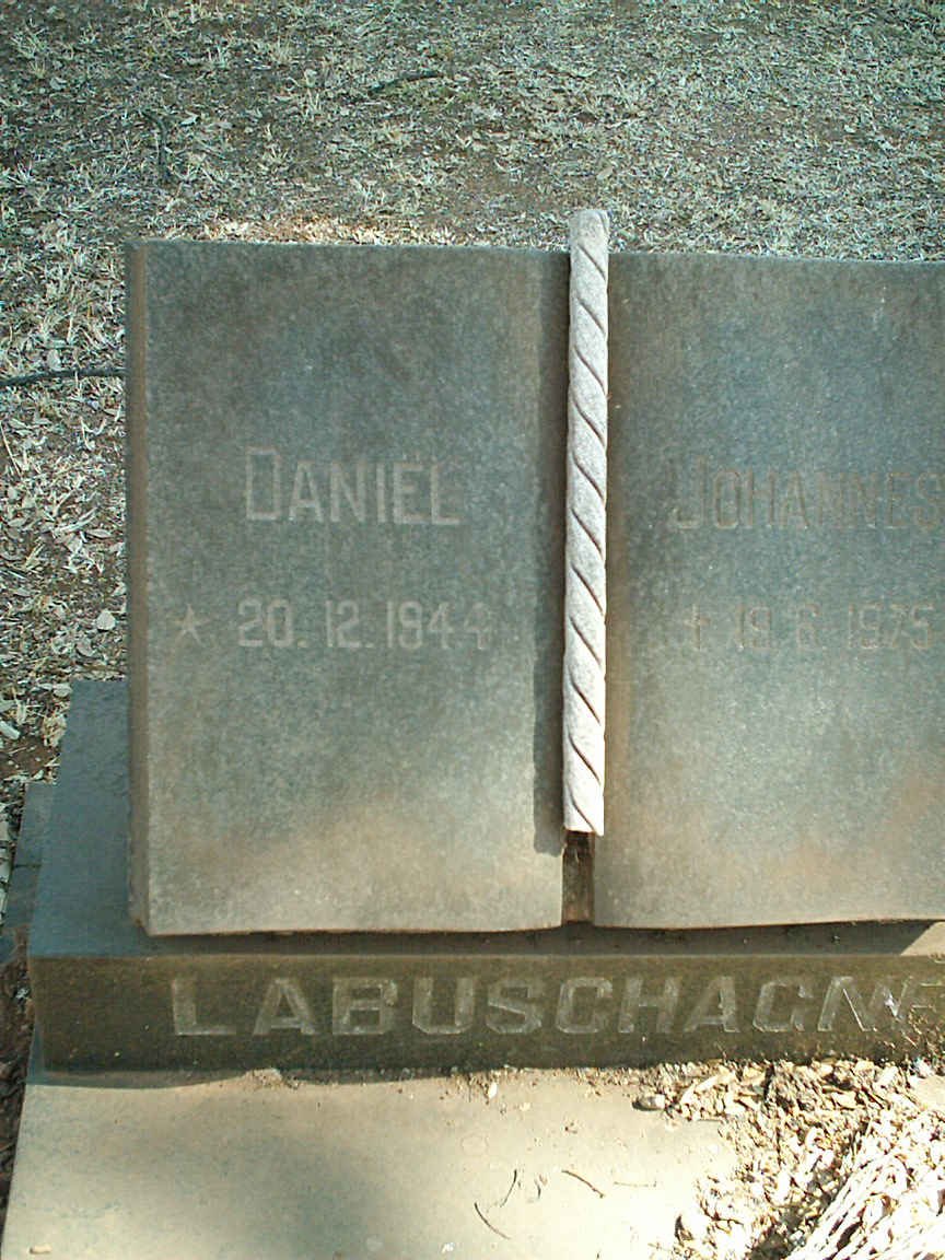 LABUSCHAGNE Daniel Johannes 1944-1975