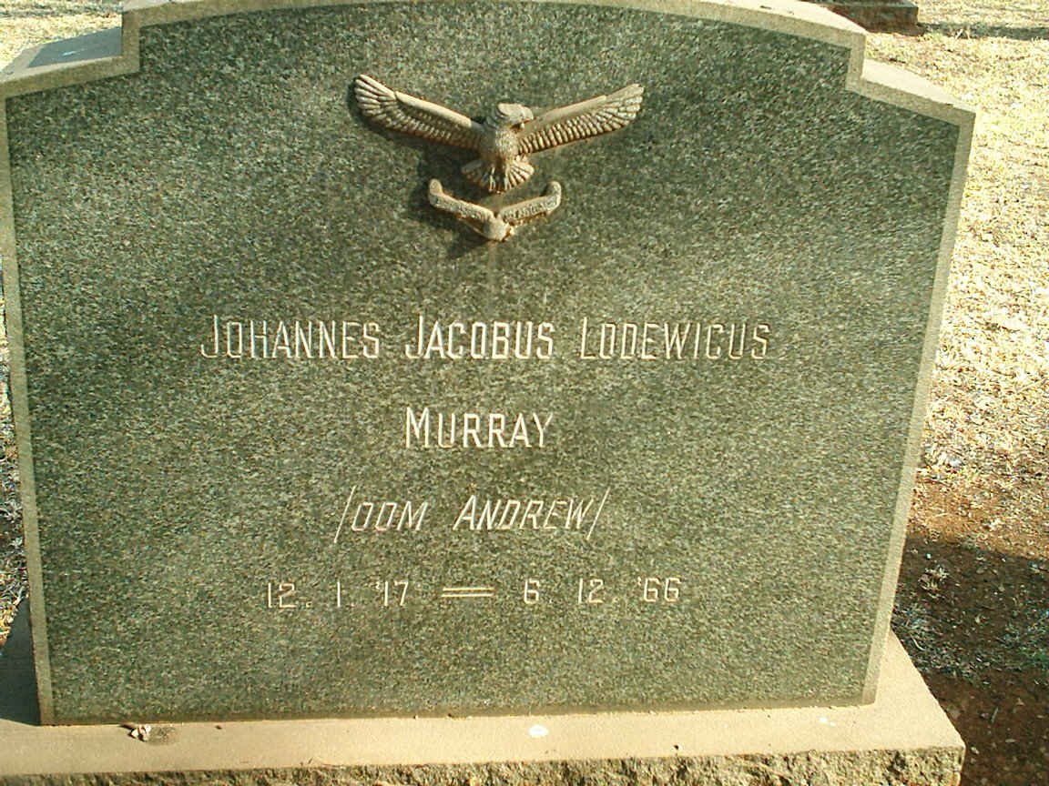 MURRAY Johannes Jacobus Lodewicus 1917-1966