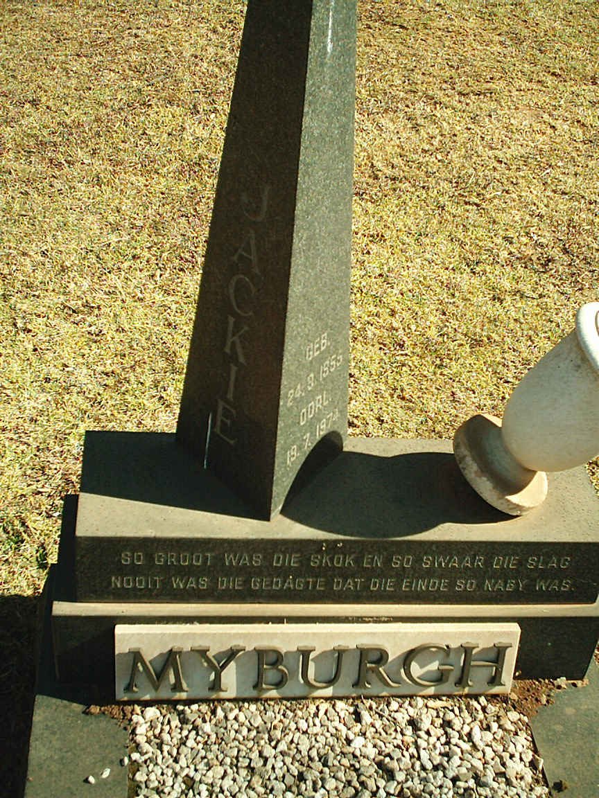 MYBURGH Jackie 195?-1974