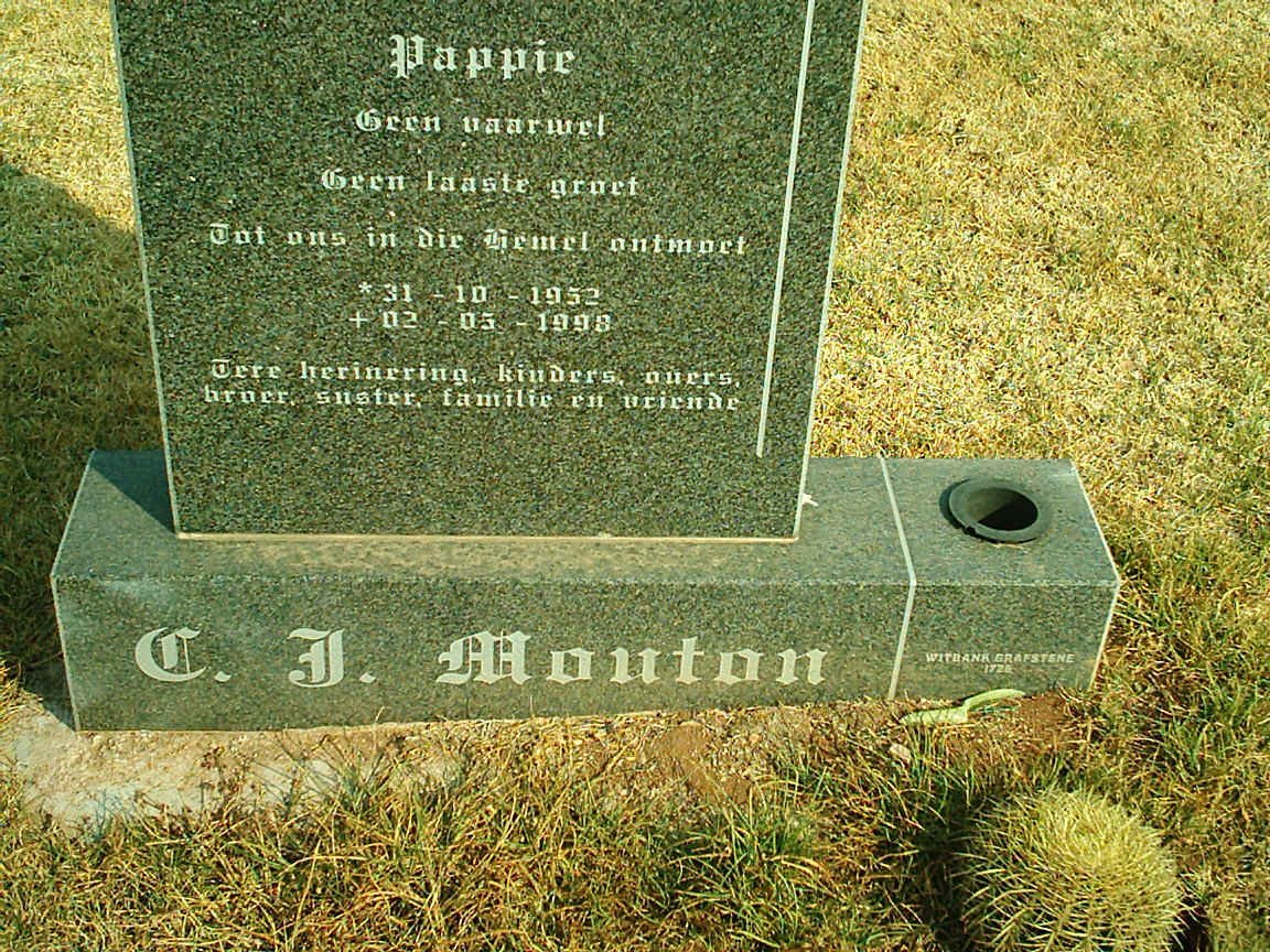MOUTON C.J. 1952-1998