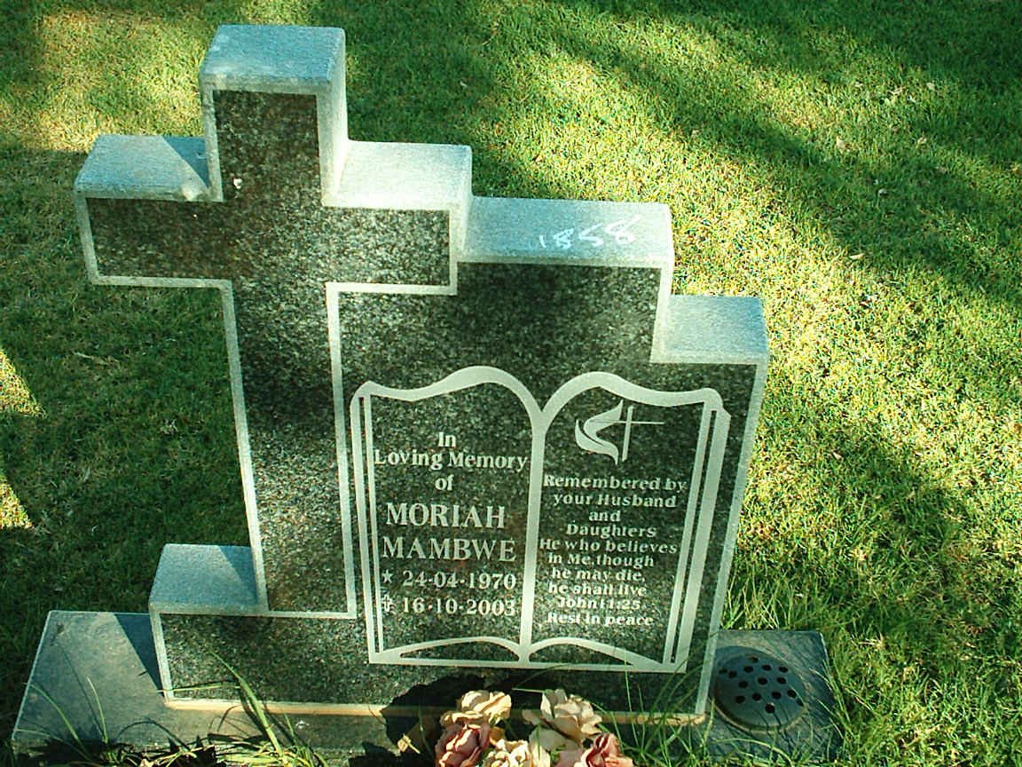 MAMBWE Moriah 1970-2003