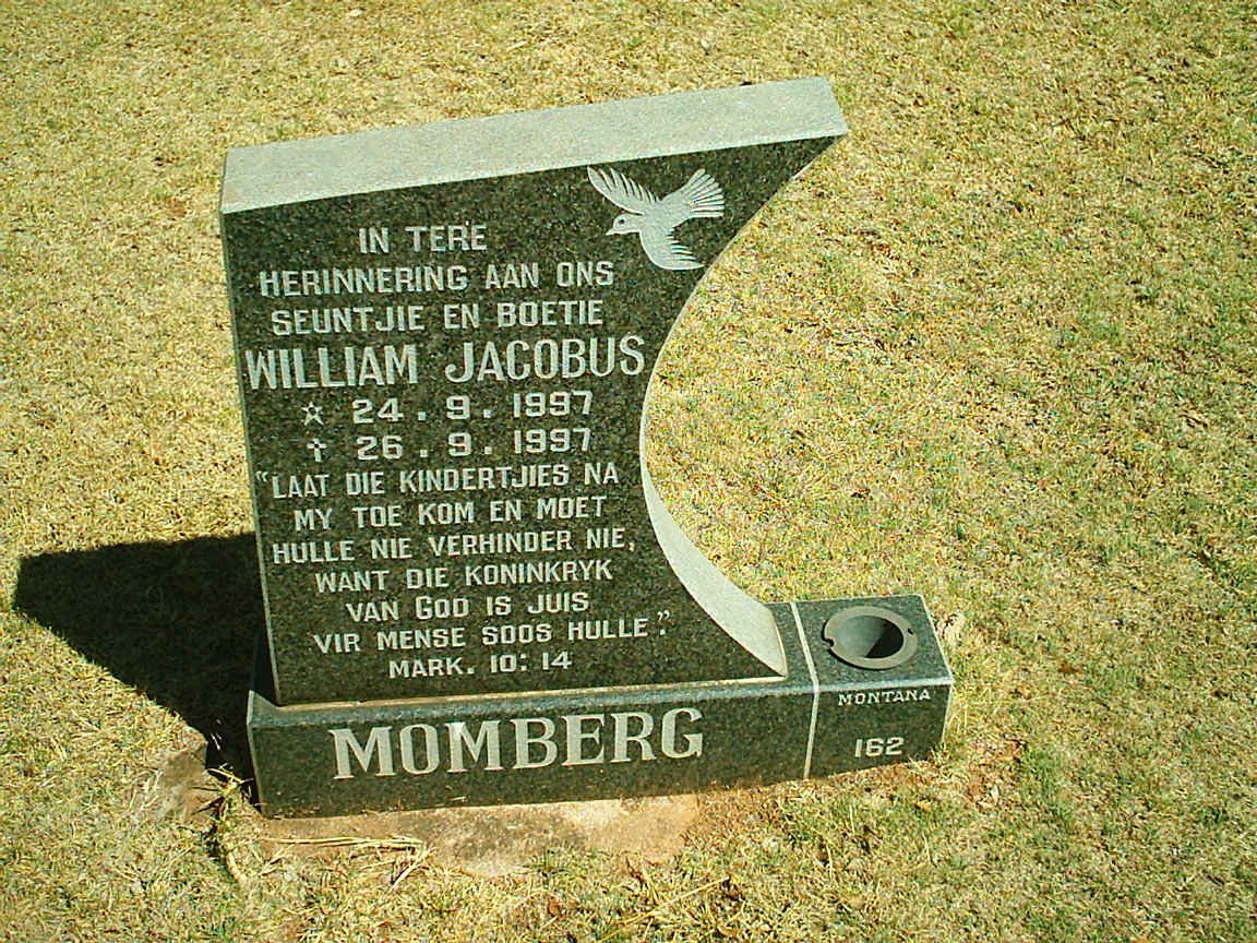 MOMBERG William Jacobus 1997-1997