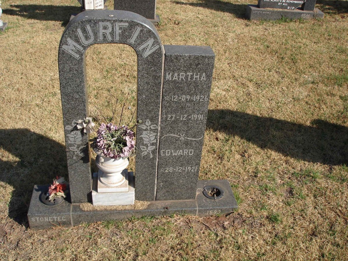 MURFIN Edward 1921- &amp; Martha 1926-1991