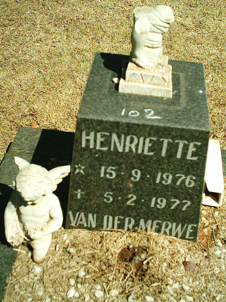 MERWE Henriette, van der 1976-1977