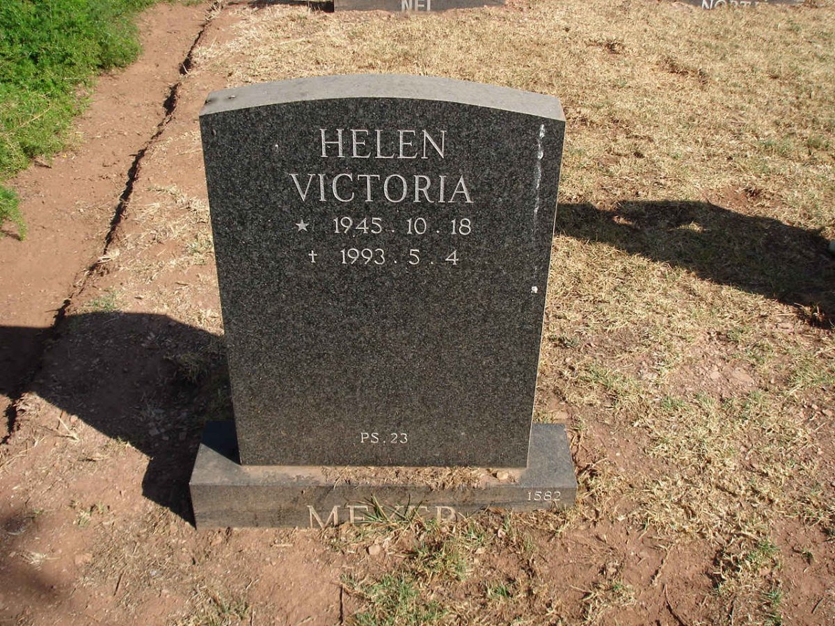 MEYER Helen Victoria 1945-1993