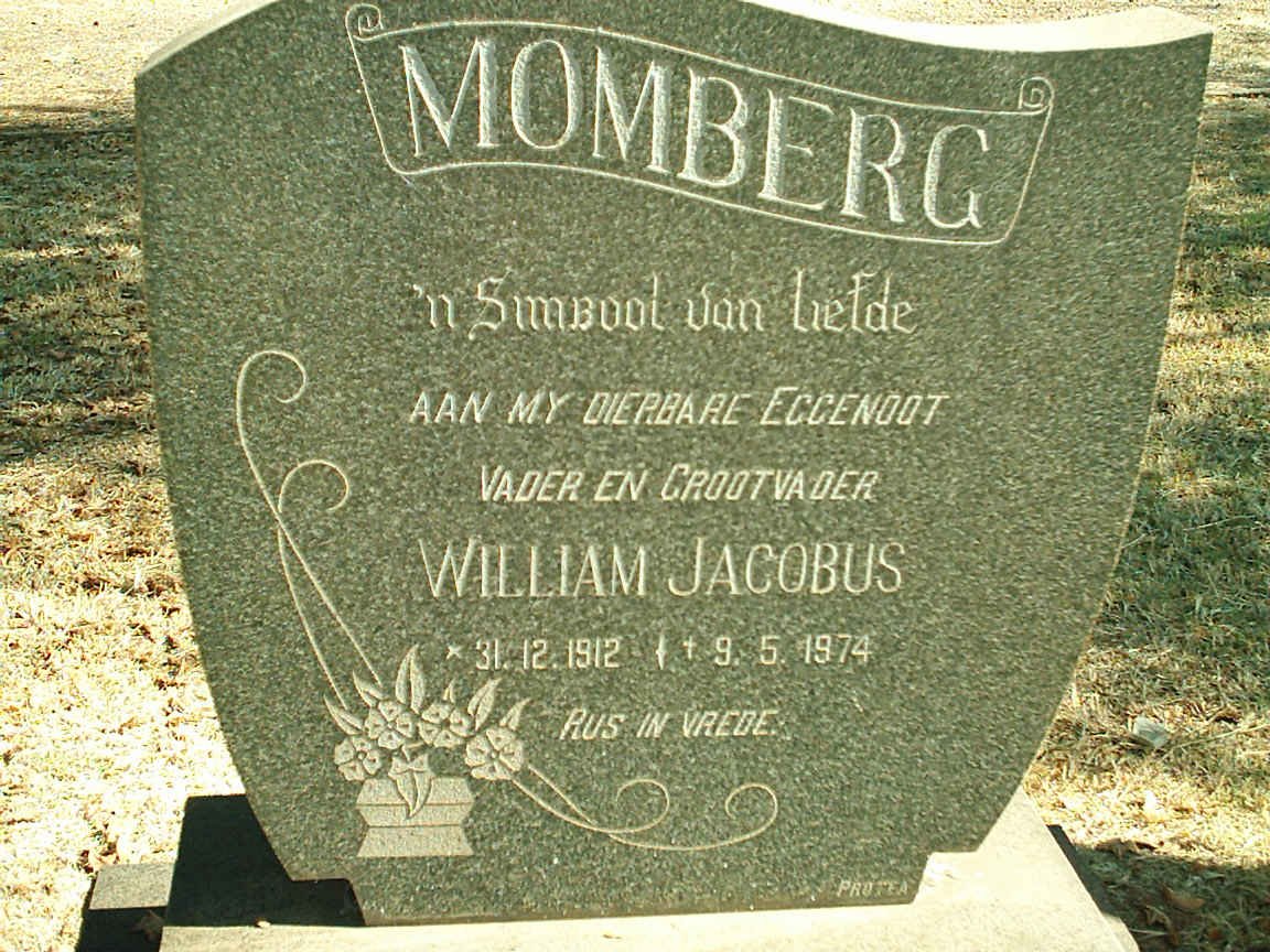 MOMBERG William Jacobus 1912-1974