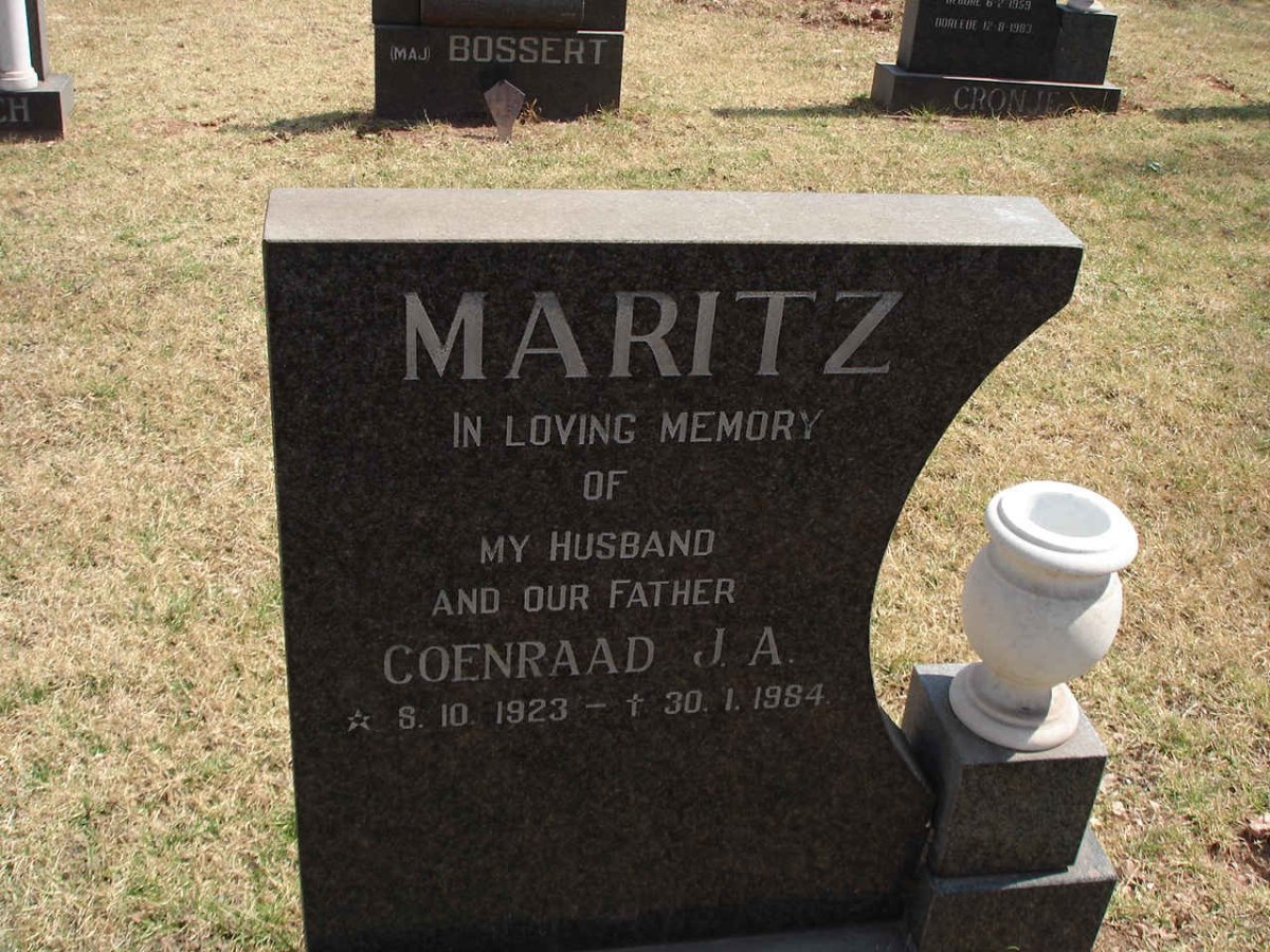 MARITZ Coenraad J.A. 1923-1984