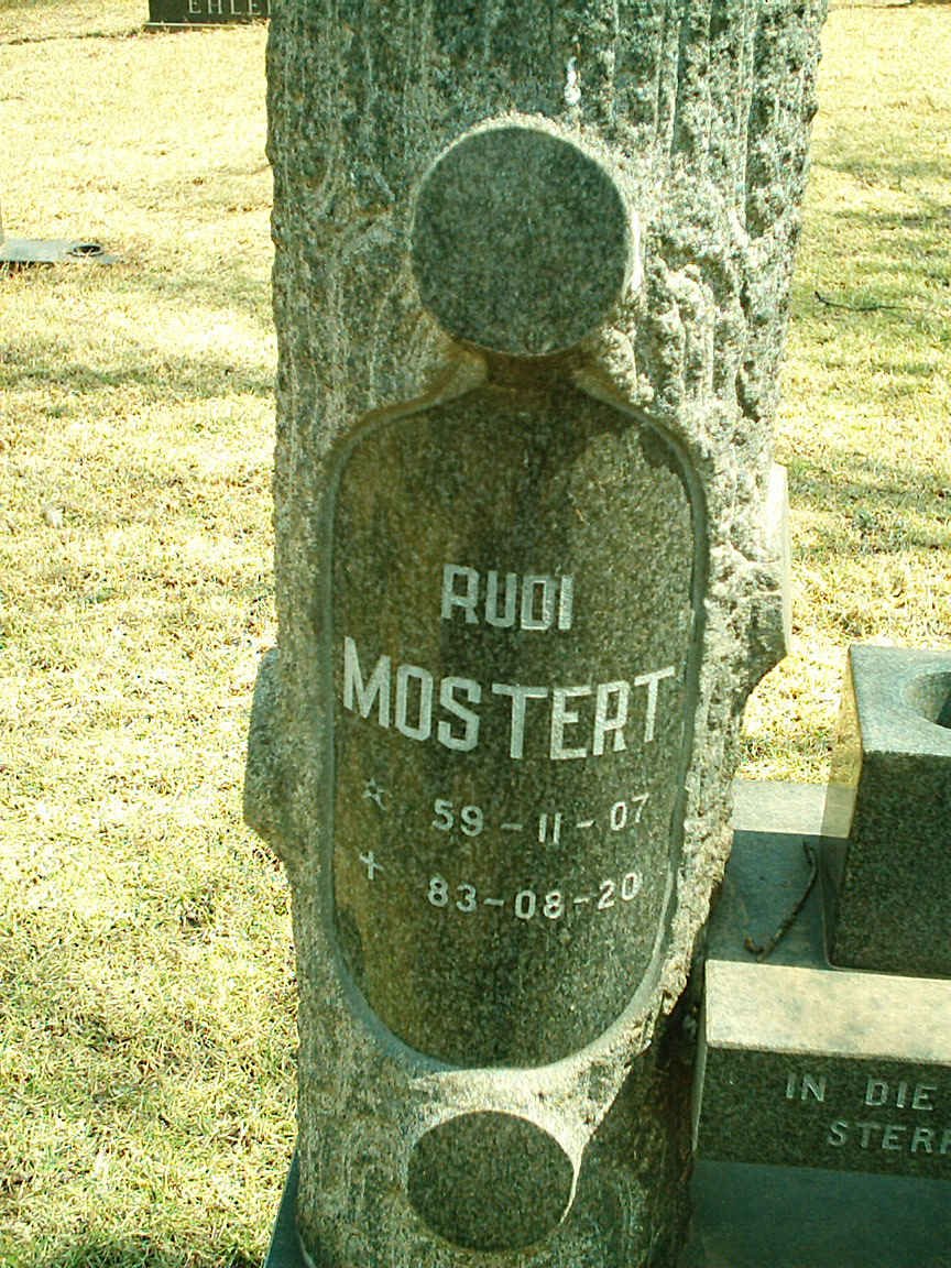 MOSTERT Rudi 1959-1983