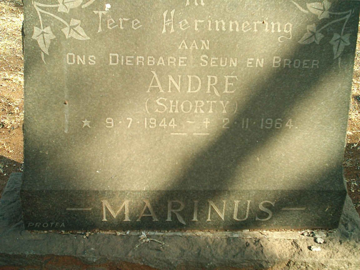 MARINUS André 1944-1964