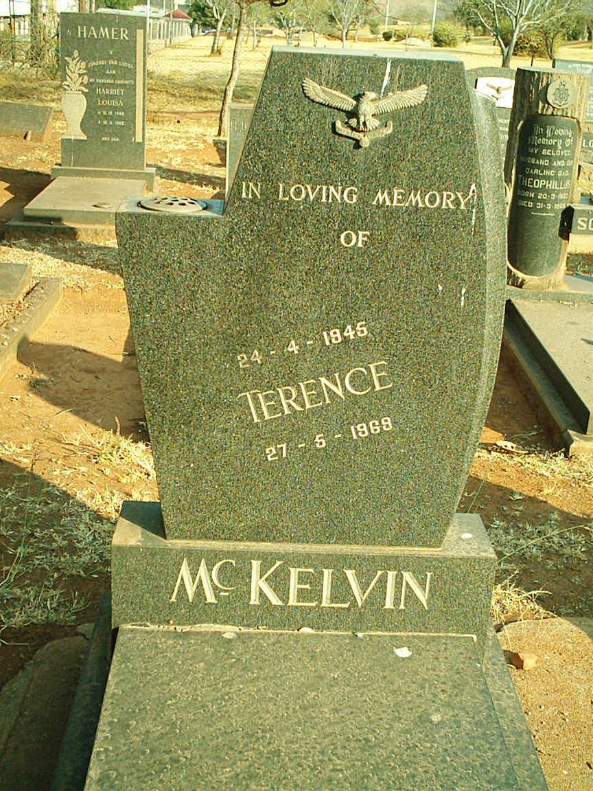 McKELVIN Terence 1945-1969