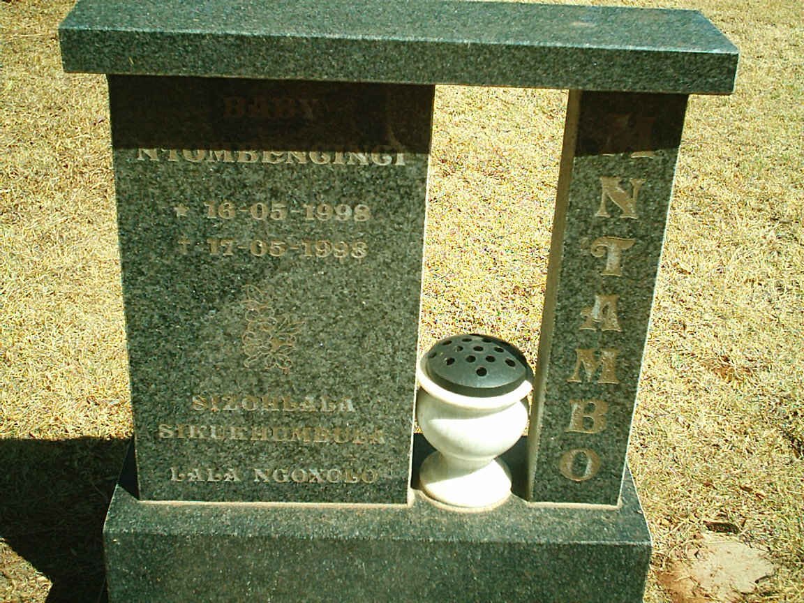 MNTAMBO Ntombengingi 1998-1998