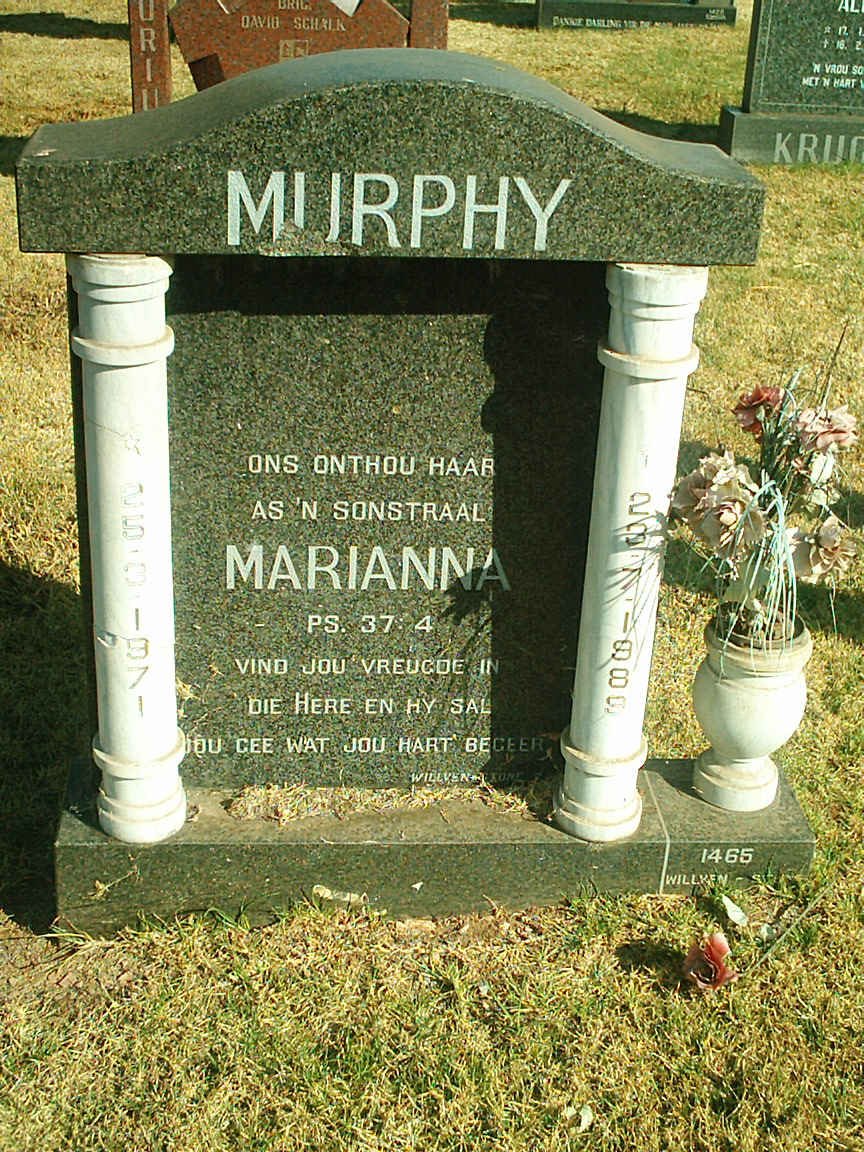 MURPHY Marianna 1971-1989