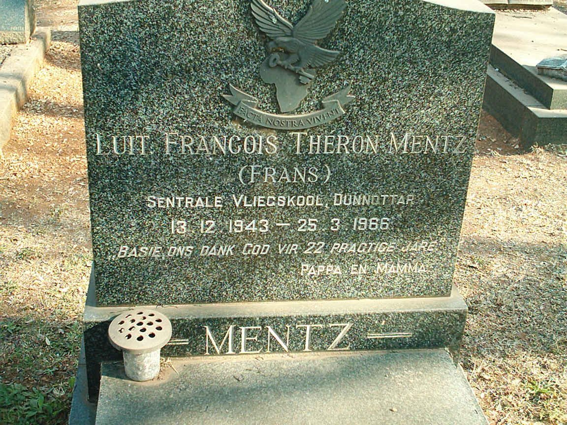 MENTZ Francois Theron 1943-1966