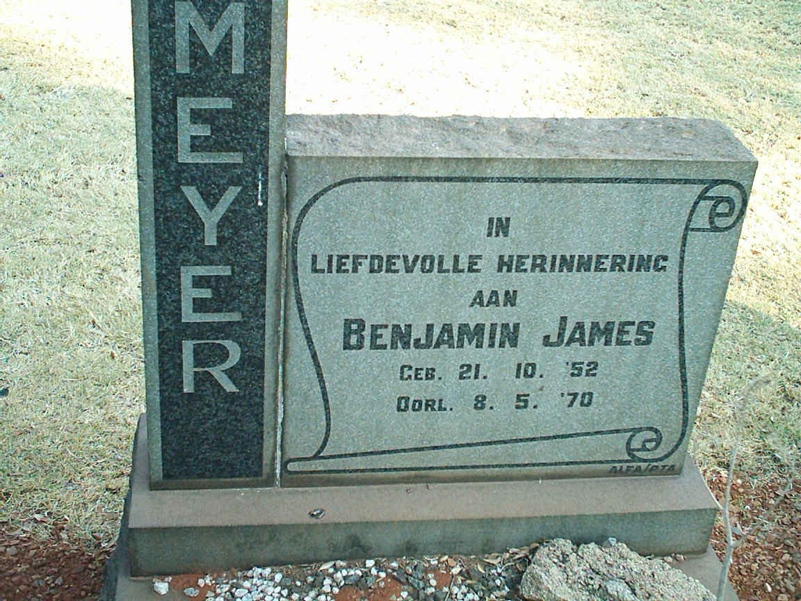 MEYER Benjamin James 1952-1970