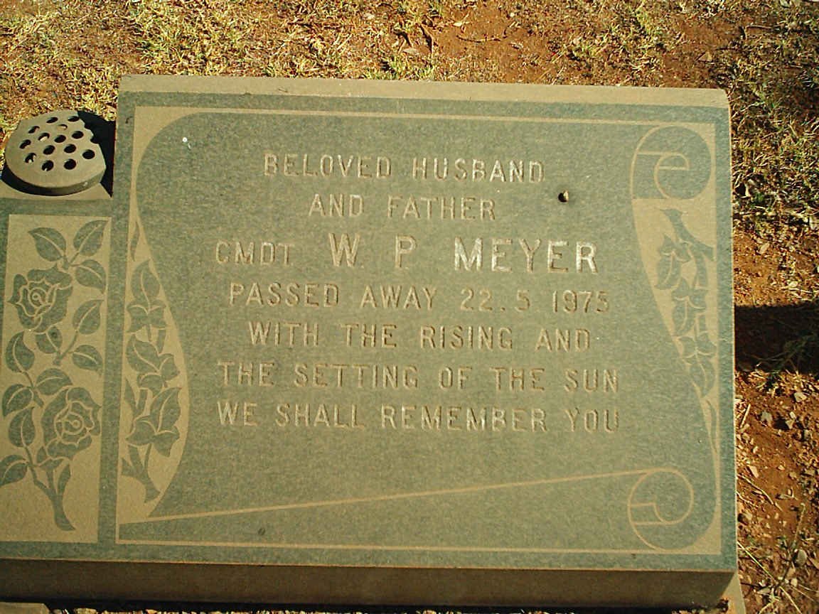 MEYER W.P. -1975