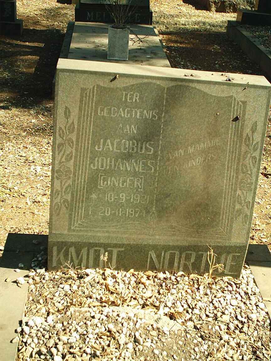 NORTJE Jacobus Johannes 1921-1974
