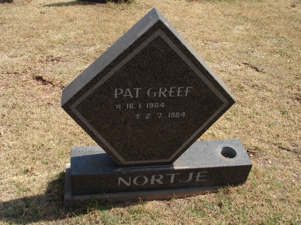 NORTJE Pat Greef 1964-1984