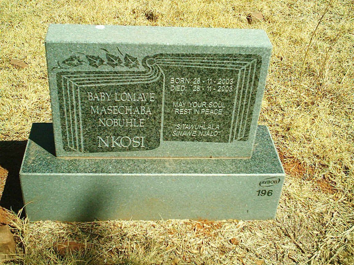 NKOSI Lomave Masechaba Nobuhle 2003-2003