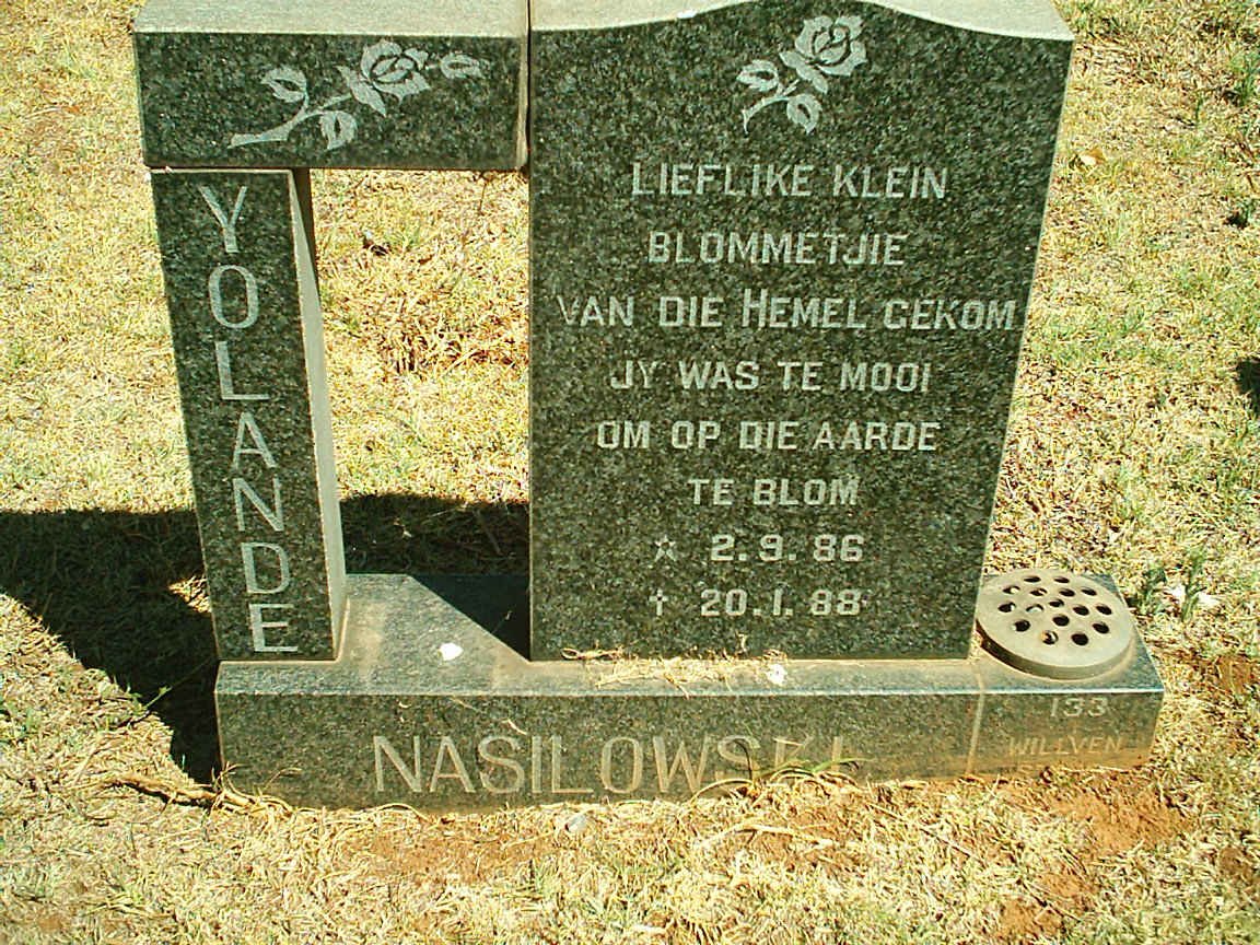 NASILOWSKI Yolande 1986-1988