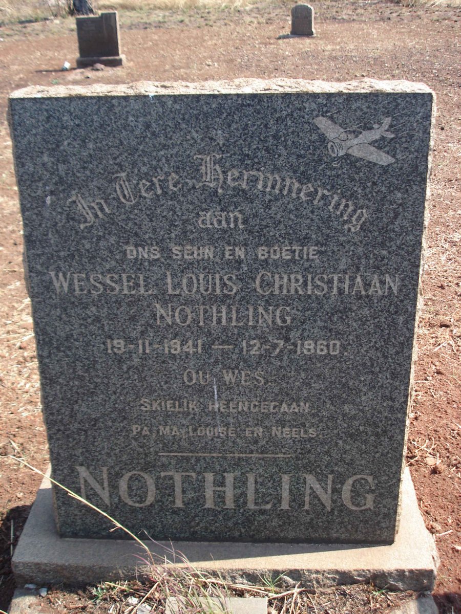NOTHLING Wessel Louis Christiaan 1941-1960