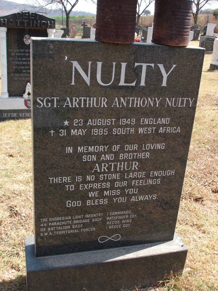 NULTY Arthur Anthony 1949-1985