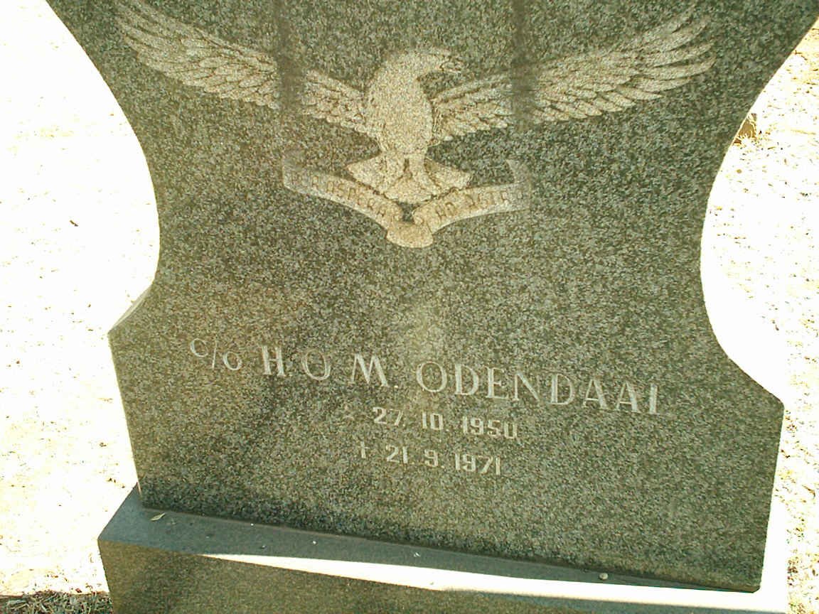ODENDAAL H.O.M. 1950-1971