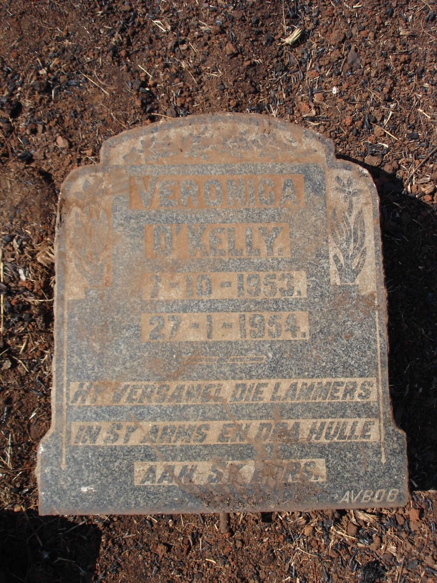 O'KELLY Veronica 1953-1954
