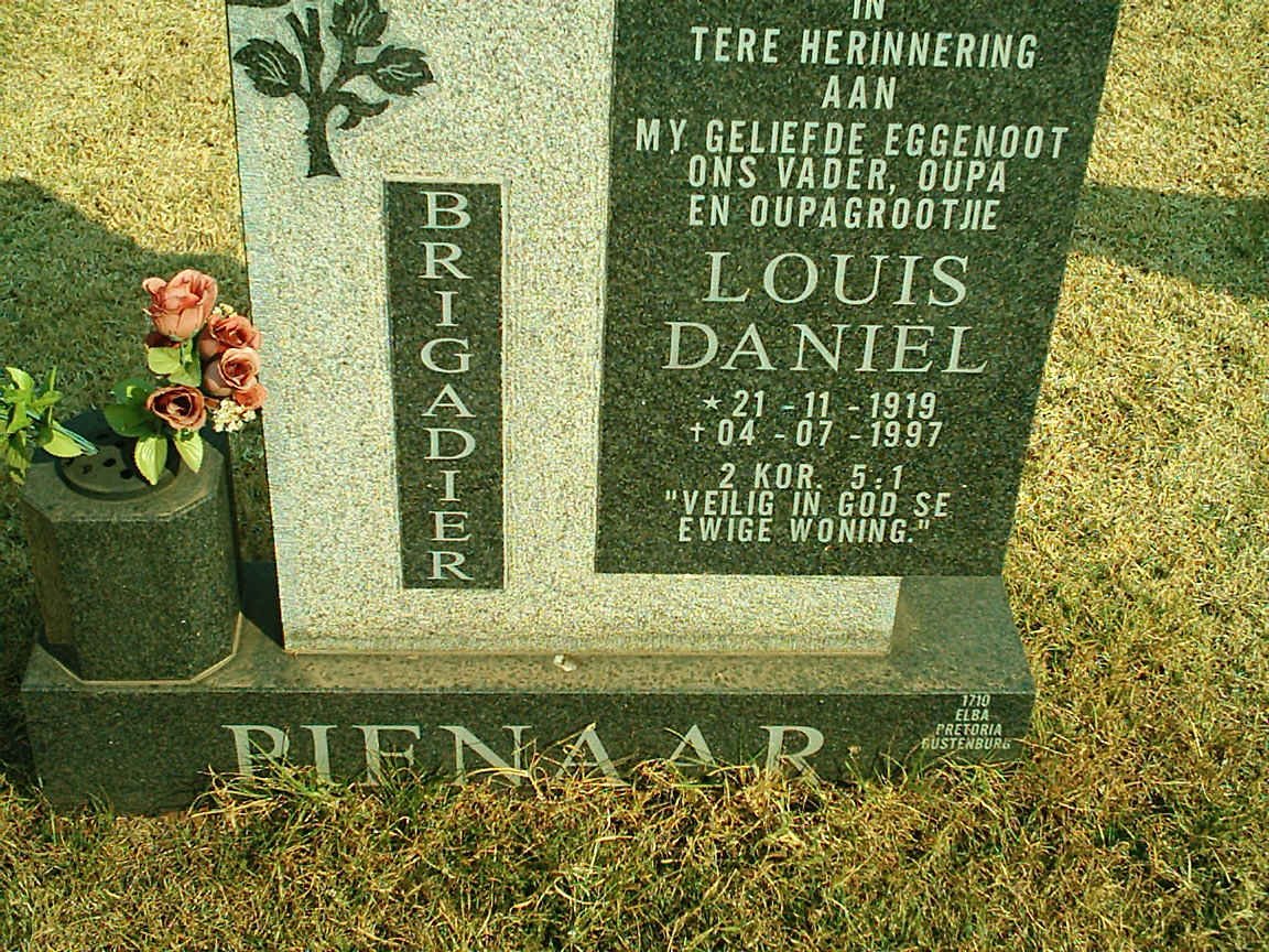 PIENAAR Louis Daniel 1919-1997