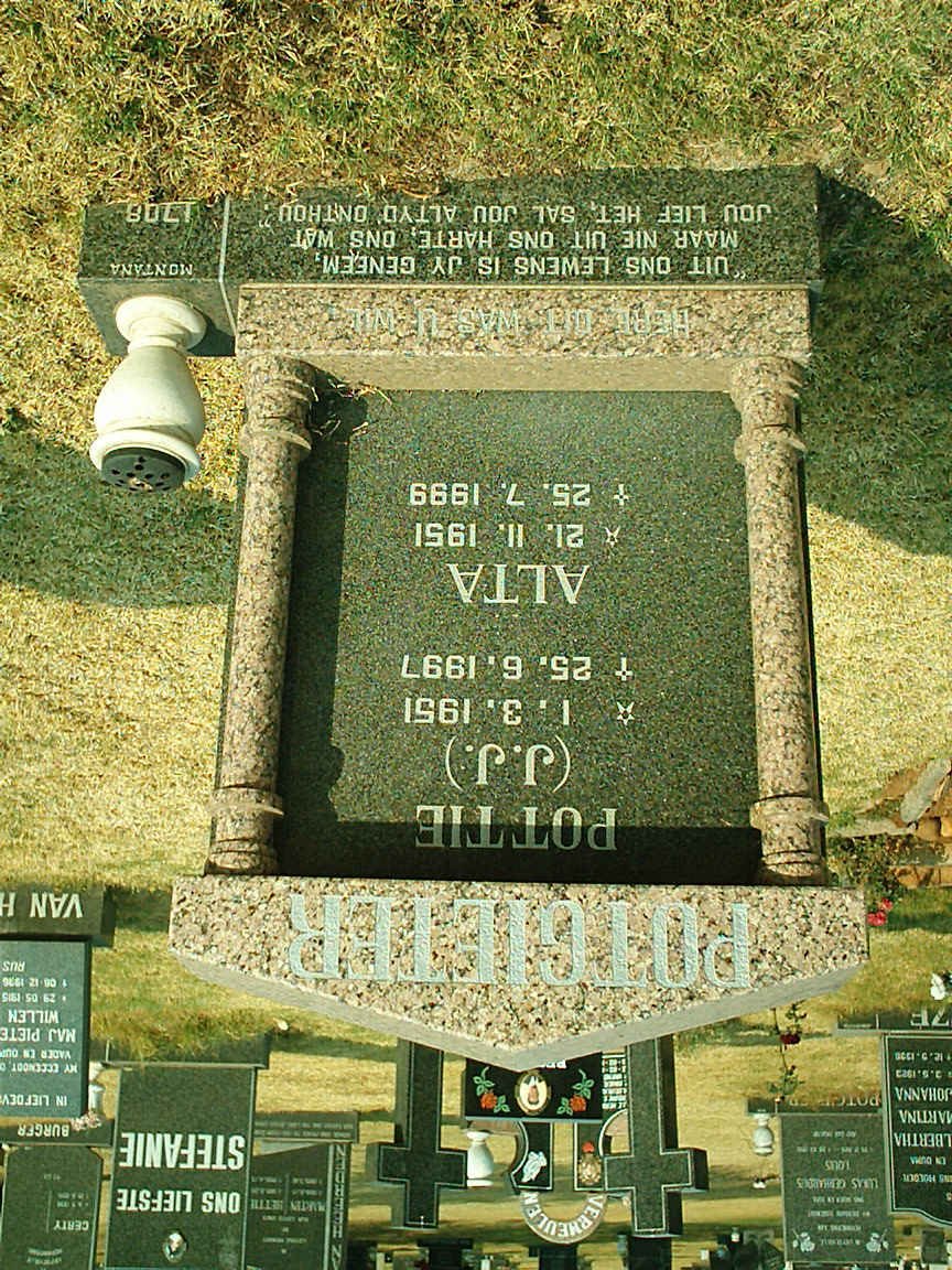 POTGIETER J.J. 1951-1997 &amp; Alta 1951-1999